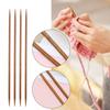 Accessories Double Pointed Straight Knitting Needles Bamboo Crochet Knitting Tools Crochet Hooks
