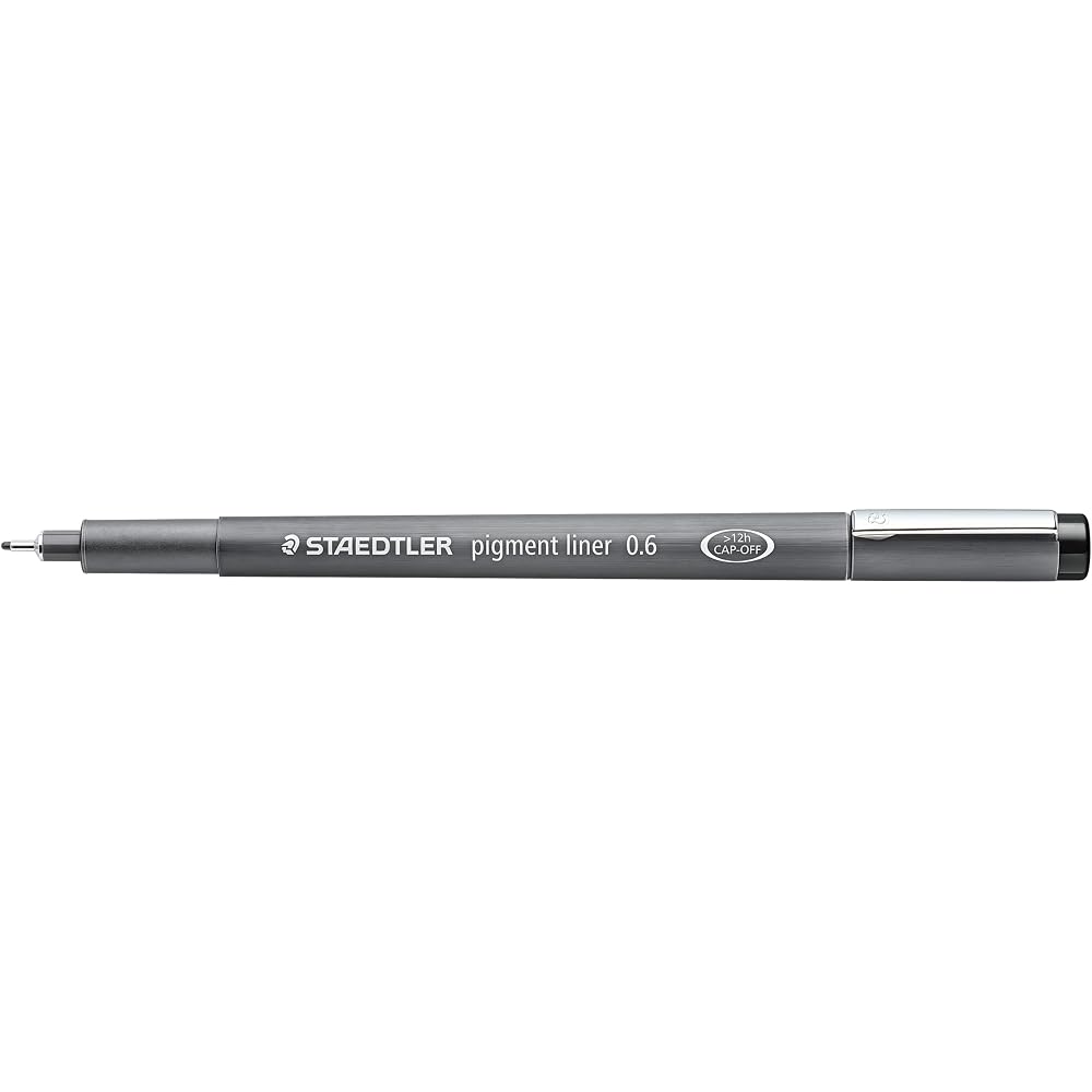 Staedtler Водостойкий пигментный лайнер Черный 0,6 мм 10 шт. 308 06-9