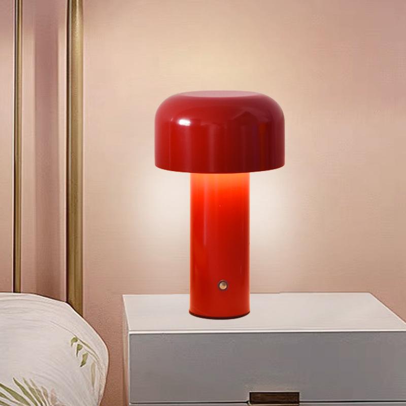 Creative Mushroom Desk USB Charging Touch Decorative Desk Lamp Bar Clear Bar Cafe Decorative Desk Lamp Metal Night