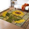 Abstract Daisy Art Large Carpet Living Room Floor Mat Colorful Pattern
