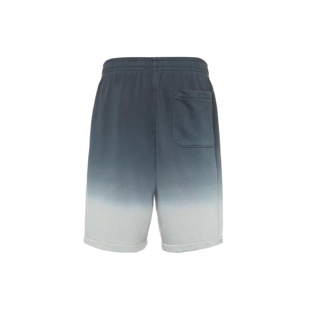 Nike Gradient Elastic Waist Straight-Leg Shorts with Embroidered Logo Men Bottoms Smoke-Grey DQ4634-070