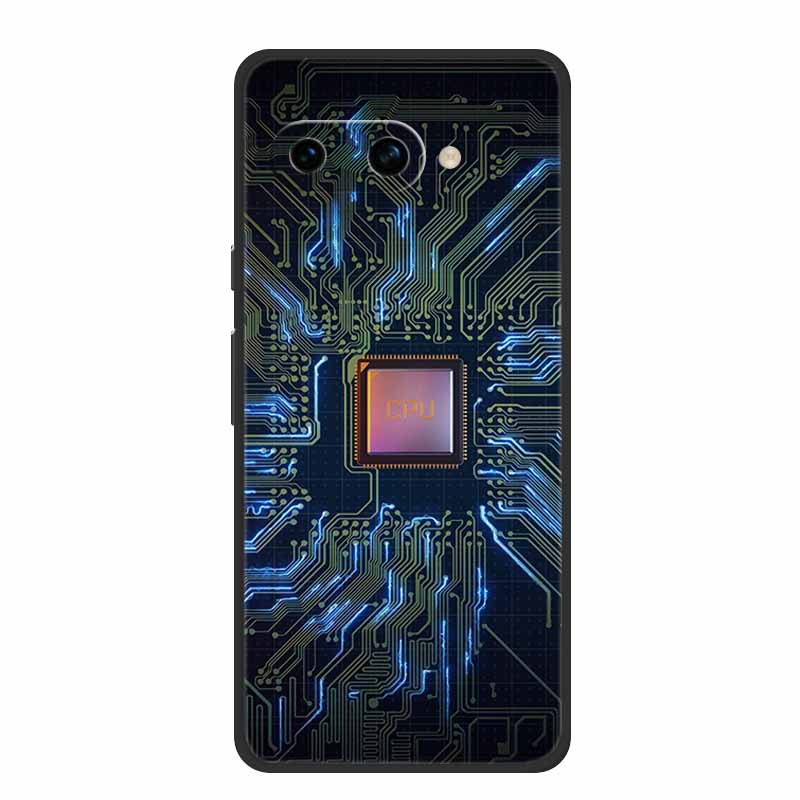 Для Google Pixel 9A Задняя крышка Чехол 9 A Чехол для телефона Черный Силиконовый Мягкий Coque Для Google Pixel 9a Чехол для телефона 6.3" Funda Оболочка
