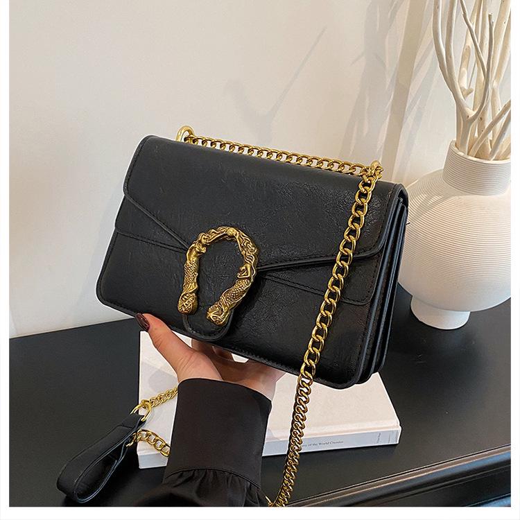 Женская модная универсальная маленькая квадратная сумка 2025 года - сумка Dionysus через плечо на цепочке на одном плече