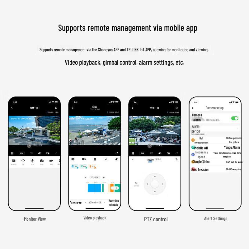 TP-LINK TL-IPC642X-F4GE 4MP 4G Dome Security Camera with Free Data (CN version)