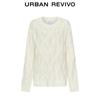 UR Women's Autumn 3D Floral Diamond Knit Sweater