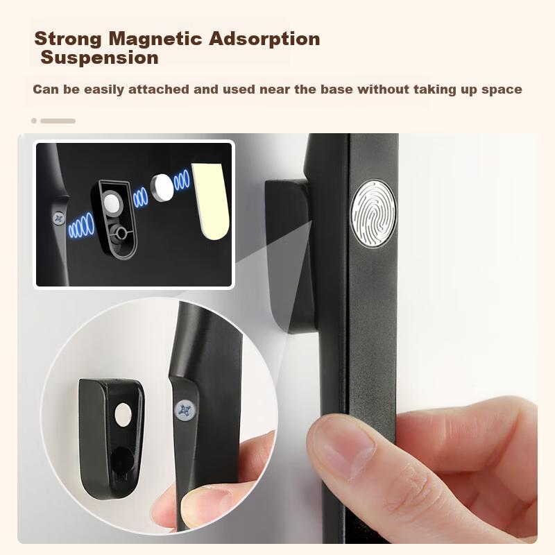 Bingyou Magnetic Long Handle Shoe Pull, Shoe Support with Extended Handle, No Bending Required to Pull Shoes, Shoe Lifter, Slip-On Shoe Puller