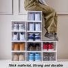 1/3/6 Layers Shoes Box Foldable Shoe Storage Organizer Dustproof Stackable Organizer Space-Saving Integrated Cabinet Shelf