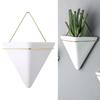 Ceramic Hanging Planter Geometric Flower Pot--decor for Floral Air Plant