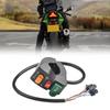 22mm Motorcycle Switch Accessories Black Button DC 12V