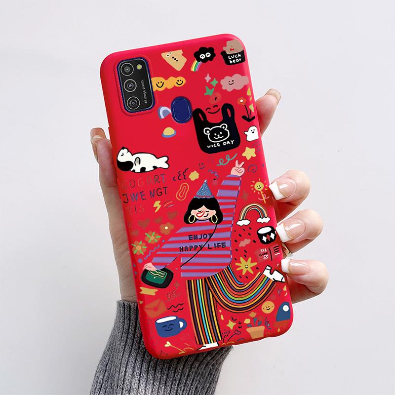 Для Samsung Galaxy M21 M30S M31 M31s Чехол Мягкий Силиконовый Задняя Крышка Телефона Для Samsung M31 M31S M30s M21 M 30 s Чехол Мультяшный Funda