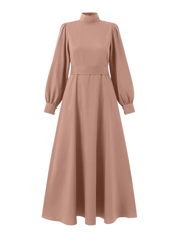 Мода Женщины Исламская Одежда Абая Кафтан Платье Хиджаб Дубай Малайзия Арабский Мусульманский Вечернее Платье