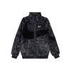 Спортивная одежда Swoosh FW22 Куртка на молнии из искусственного меха норки с велюровым воротником Мужская верхняя одежда Черный DH6685-011