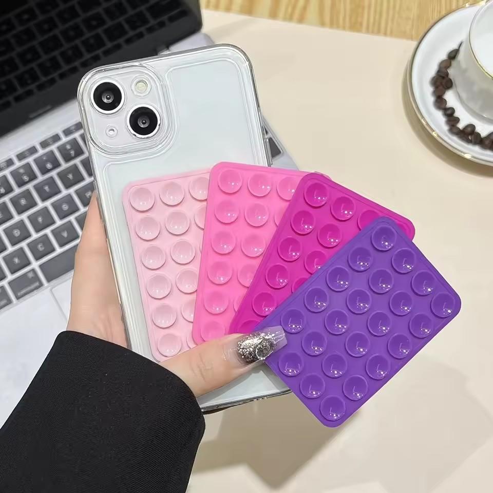 Прозрачный чехол для телефона с 3D присоской и подушкой безопасности для Xiaomi Redmi Note 14 Pro Plus 5G 13 12S 12 11 10 Redmi 14C 13C 12C4G Ударопрочный чехол