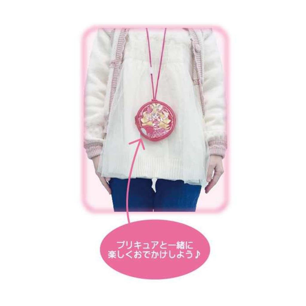 Uniq Kimi to Idol Precure ПВХ шейный кошелек Cure Idol Размер H2 Прибл.. W12.5 D12.5 PC-0002PK