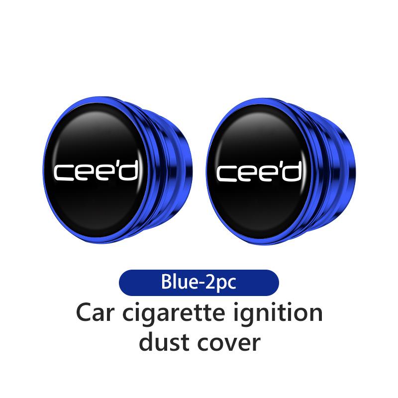 Car Cigarette Lighter Dust Proof Cover Cap Accessories For KIA Ceed 2021 2020 2019 2018 2017 2016 2015NW5