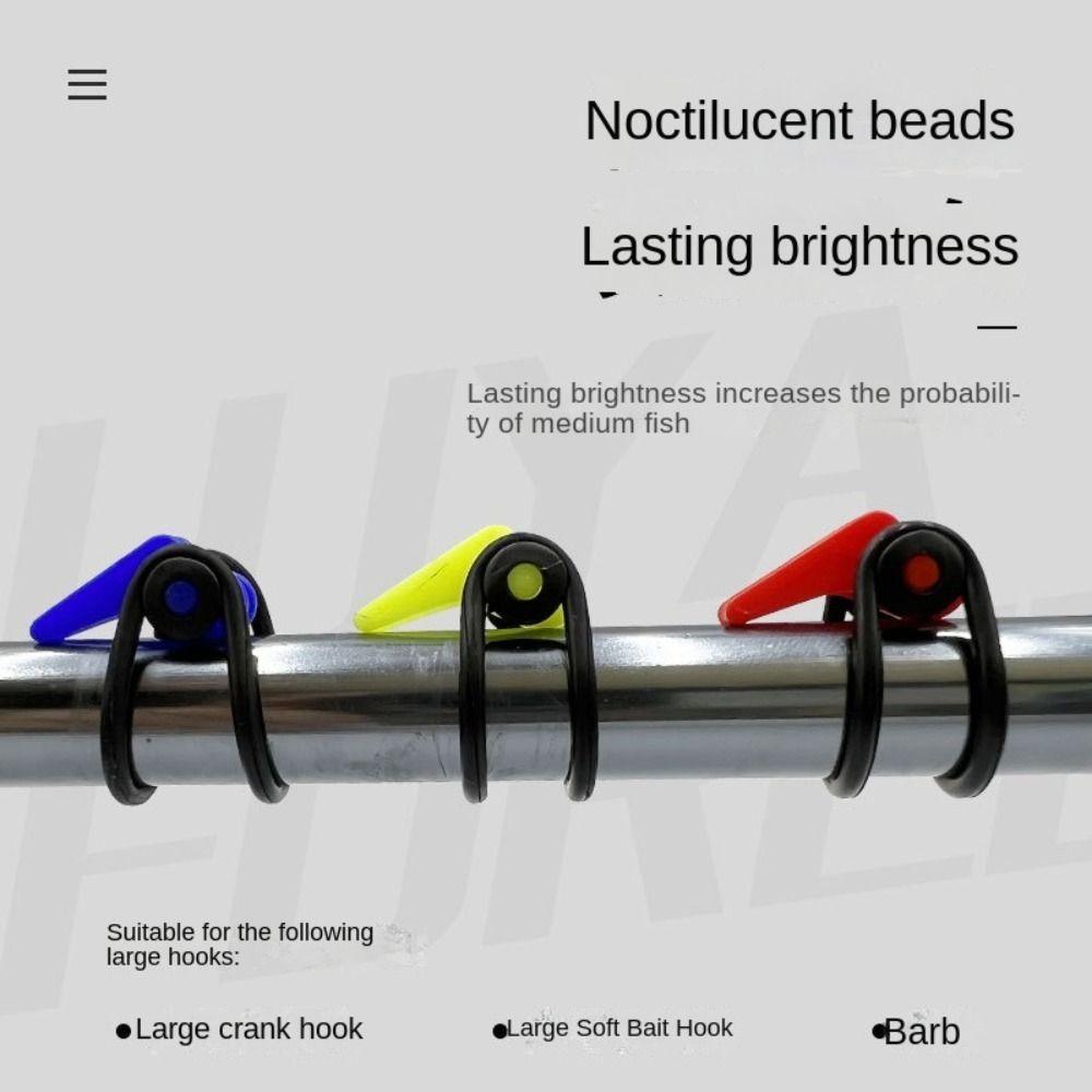 10pcs High Pulling Force Fishing Hook Keeper No Curling Fishing Rod Fixed Fishing Rod Pole