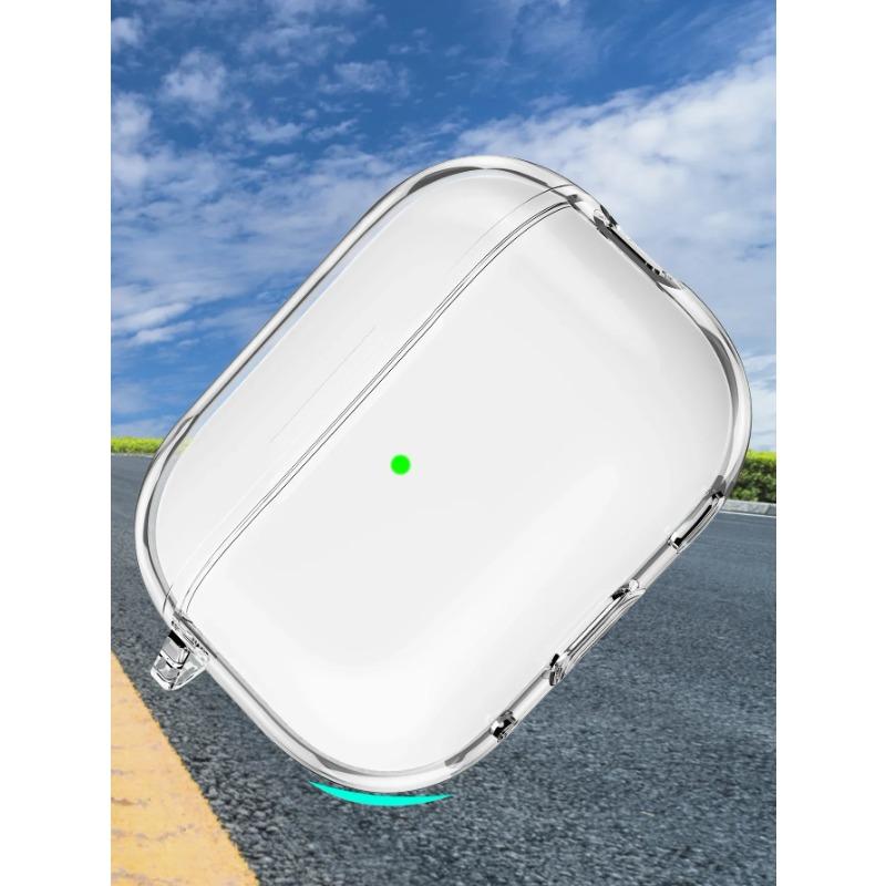 Прозрачный чехол для наушников Airpods Pro 2 поколения 2022, чехлы из жесткого ПК, прозрачный чехол для наушников Airpods 3 2 1, сумки для зарядки