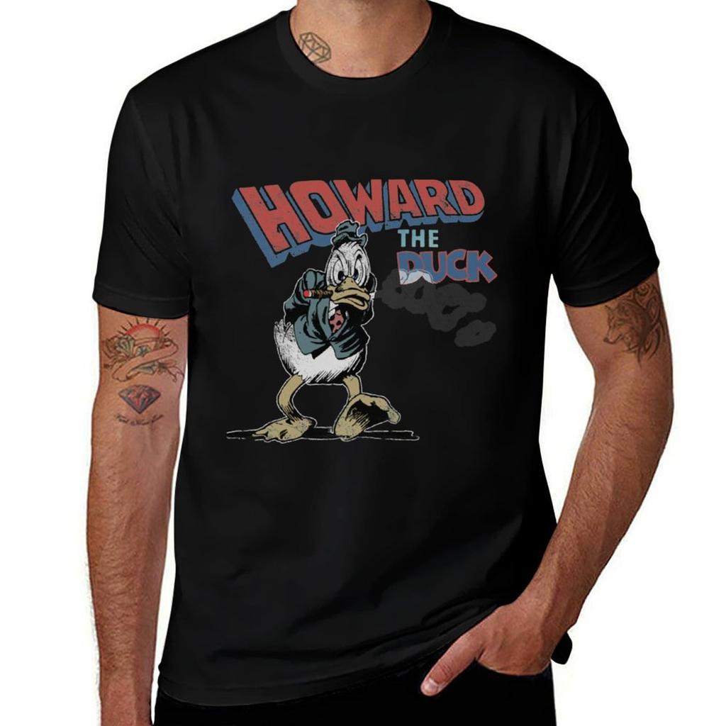Howard The Duck Tshirthoward The Duck Faded And Distressed Tshirt T Shirt Unisex Designer T Shirts Cotton 100 Tshirt