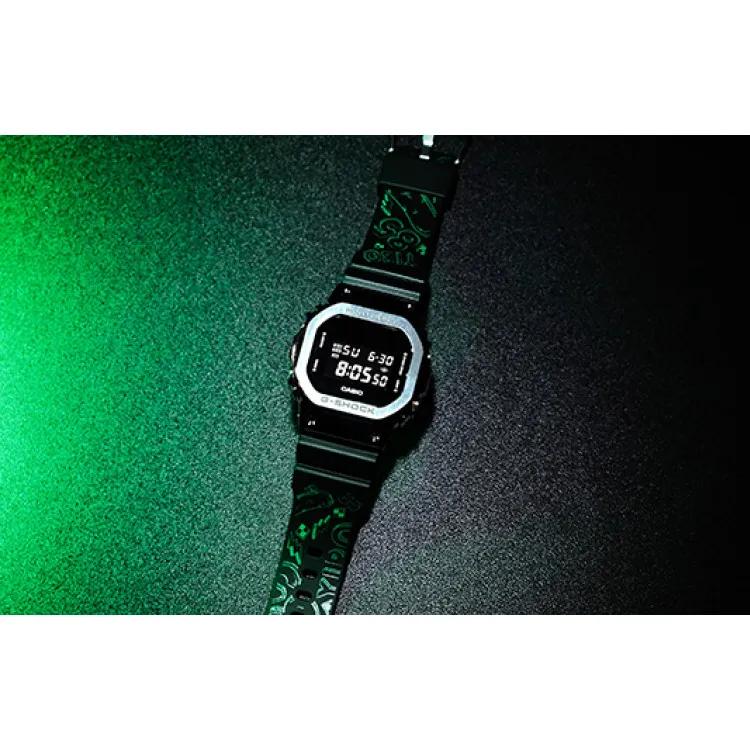 Casio Мужские полностью металлические часы Серия 49,6 мм Черные GM-5600-1PRWYB (унисекс) Японские Корейские Часы GM 5600 1PRWYB