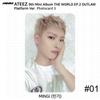 ATEEZ Девятый мини-альбом THE WORLD EP.2 OUTLAW Platform Ver Официальная фотокарточка 1 2 3