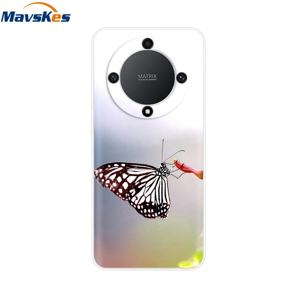 Мягкий чехол для Honor Magic6 Lite TPU Силиконовый чехол для телефона для Honor X9b x9a Magic 5 6 Lite 5G Защитная оболочка Задняя крышка Fundas