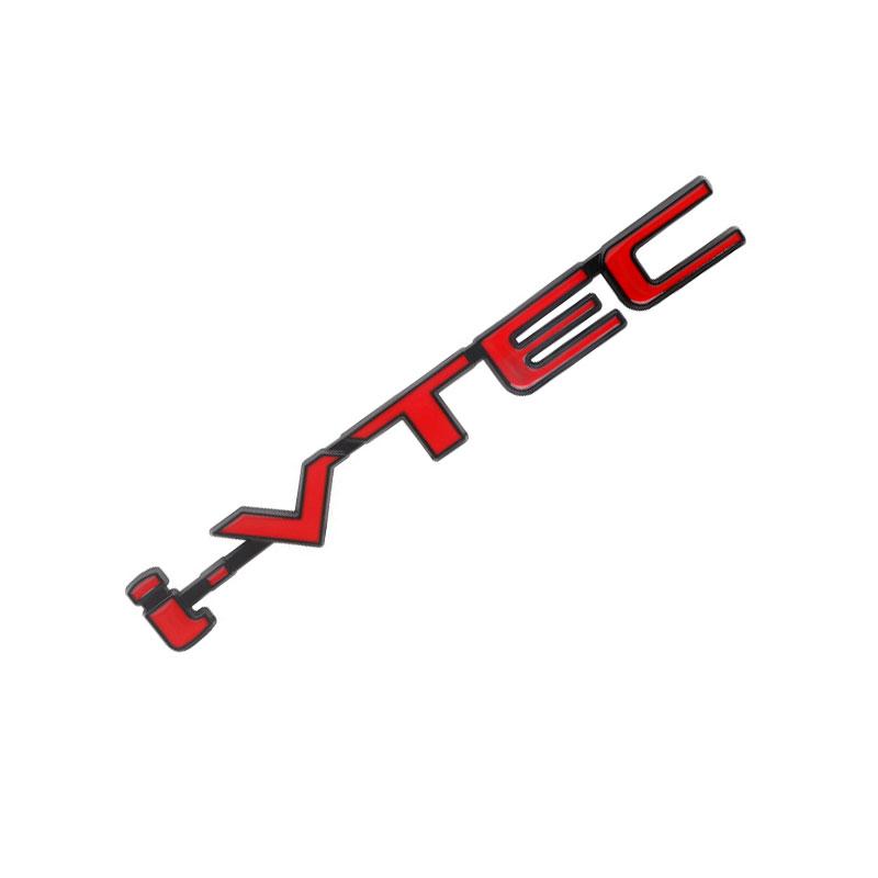 Ivtec i-vtec letter badge car stickers for honda 10th generation new CIVIC Accord car logo modification rear trunk metal labels GI7