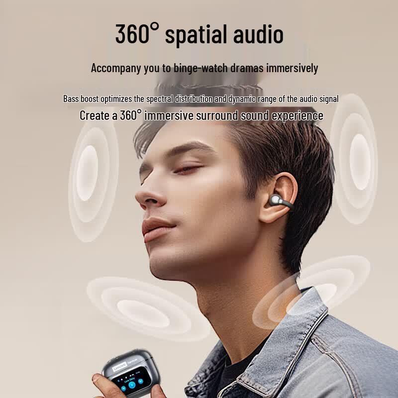 Lenovo RS107 Open-Ear Clip-On Headphones