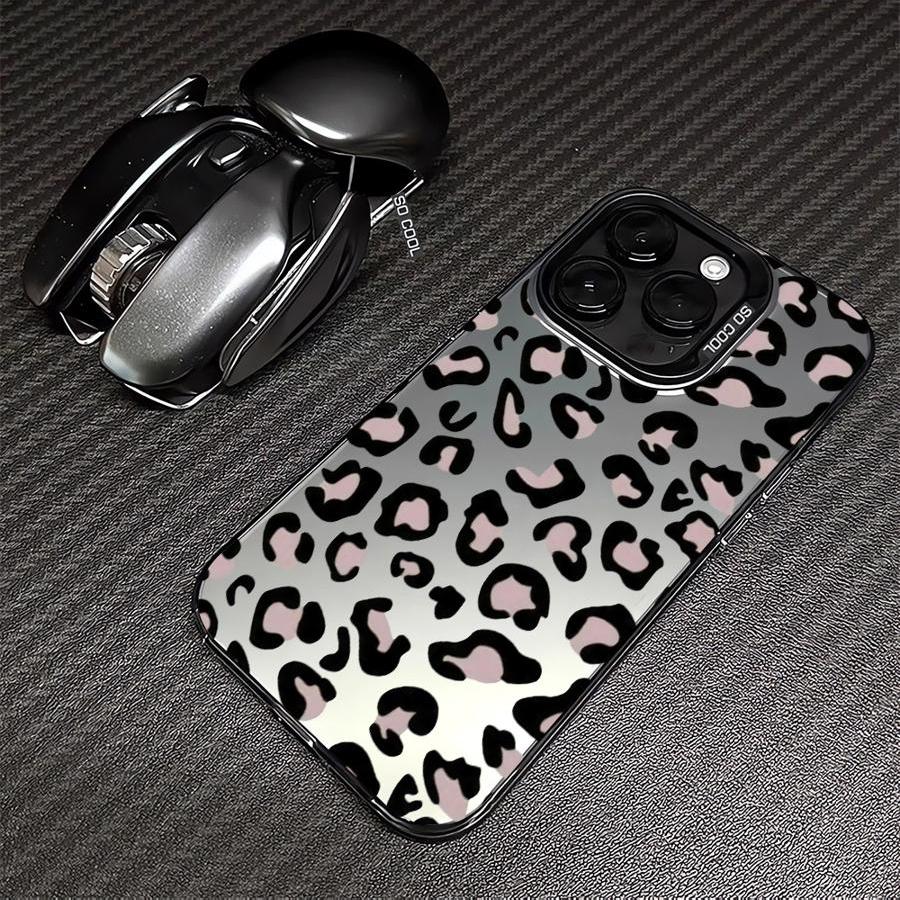 Шестицветный чехол для телефона с принтом леопарда для iPhone 16 15 14 13 12 11 Pro Max 7 8 Plus XR XS Max Ударопрочный матовый задний чехол