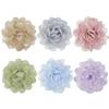 5Pcs Fabric Artificial Flower DIY DIY Sewing Applique Sewing 3D Chiffon Flower