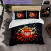 Poland Football Pattern 3 Pieces Bedding Set Soft Microfiber Duvet Cover with Pillow Cases for Bedroom