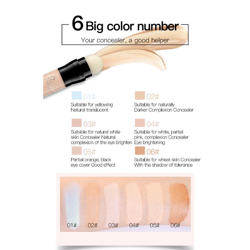 Pudaier Makeup Concealer Fix Concealer Stick Waterproof Concealer 6 Colours Beauty