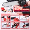 21V 6inch Portable Electric Chainsaw and 30mm Cordless Pruning Shear Set Wood Splitting Cutting