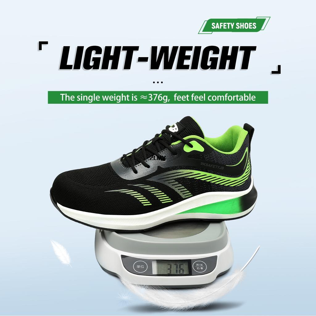 Модные легкие защитные ботинки для мужчин со стальным носком, кроссовки с защитой от ударов и ударов, рабочие защитные ботинки, модная мужская рабочая обувь, защитная обувь