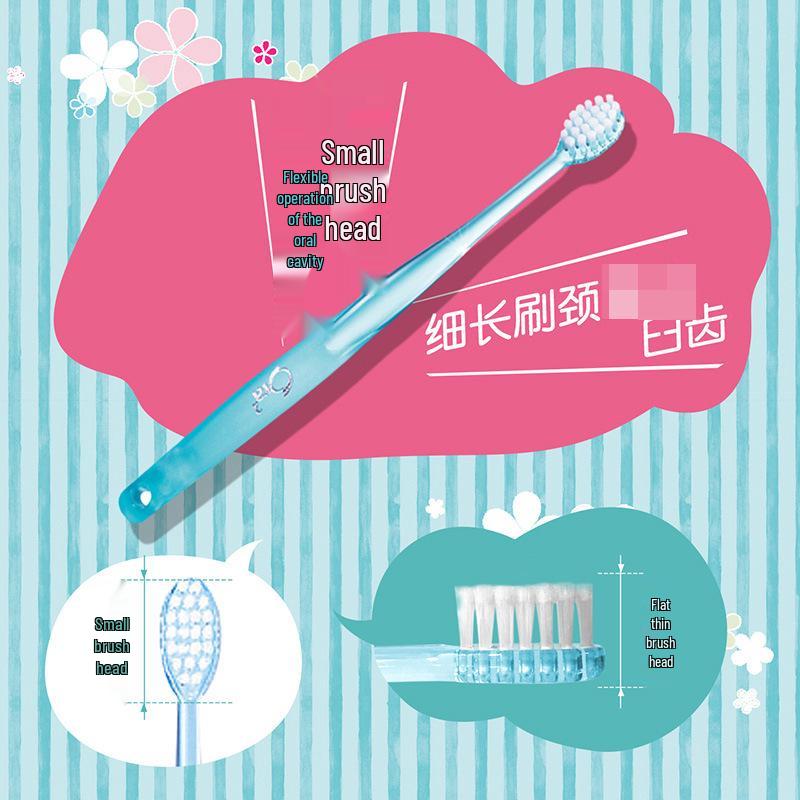Premium Ora2 Brightening Toothbrush for Adults, Small Soft-Bristle Head for Gum Protection, Single Unit