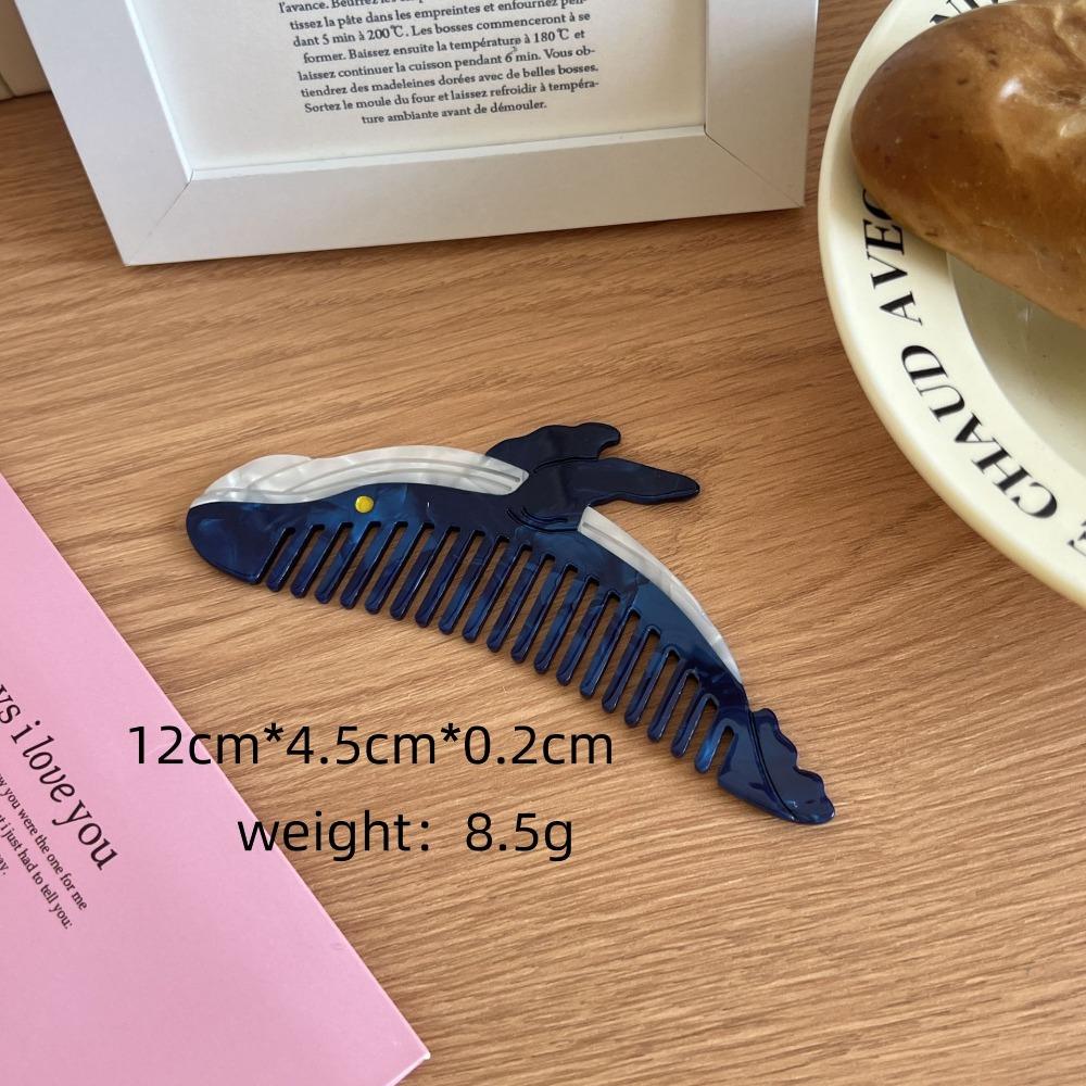 Tulip Acetate Comb Cartoon Hairdressing Combs Hair Care Makeup Comb  Household