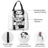 Hunter X Hunter Anime Insulated Lunch Bag for Women Kids Leakproof Food Boxes Thermal Lunch Box Tote