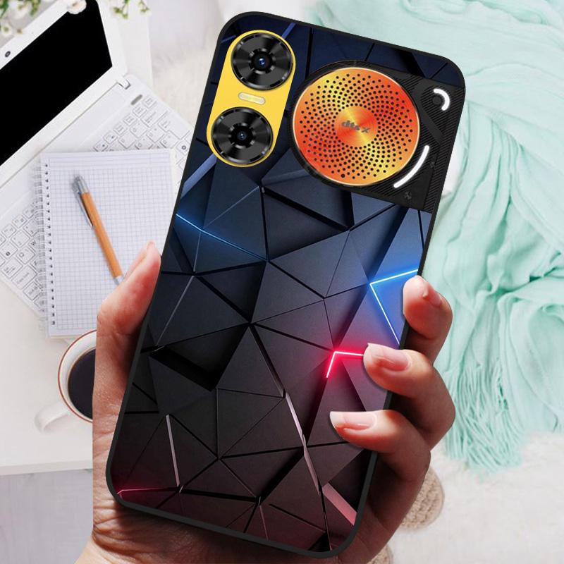 Для ZTE Nubia Music 2 Чехол Лев Волк Силиконовая Мягкая Задняя Крышка Для Nubia Music2 Чехлы для Телефона 6.7" Защитный Чехол Черный Матовый