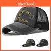 Summer Ranch Hat Yellowstone Dutton Cross Ponytail Baseball Cap Distressed Outdoor Embroidery Sunscreen Hat Solid Color Cap