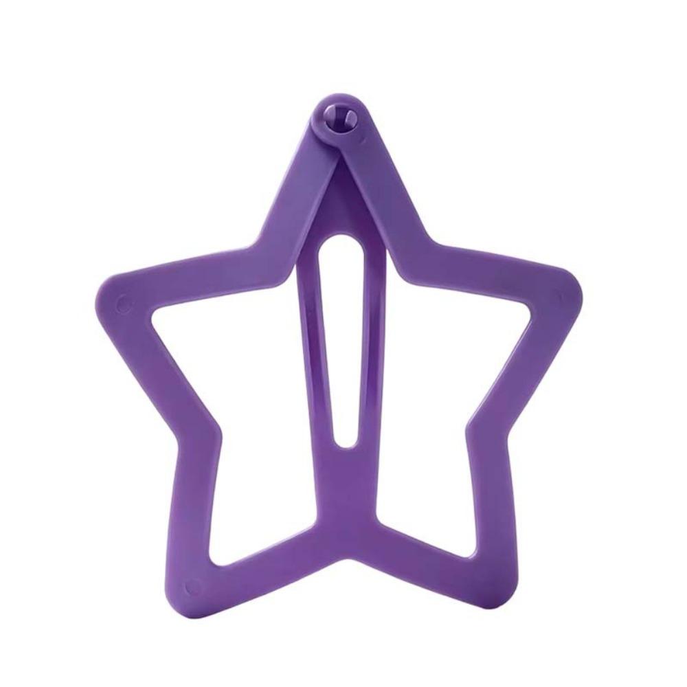 Hollow Star Shaped Hair Clip Pentagonal Star Shape Back Head Hair Clip Updo Hair Clip Updo Styling