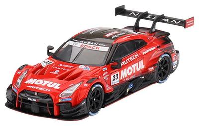 MINI GT 1/64 Nissan GT-R Nismo GT500 NISMO SUPER GT Series 2021#23 MOTUL AUTECH GT-R Левый руль эксклюзивно для Японии Готовый продукт