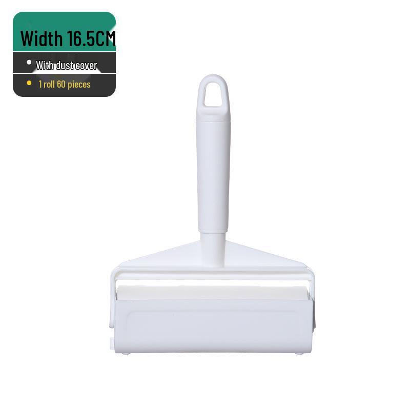 Long-Handled Lint Roller for Hair and Dust Removal on Beds and Floors