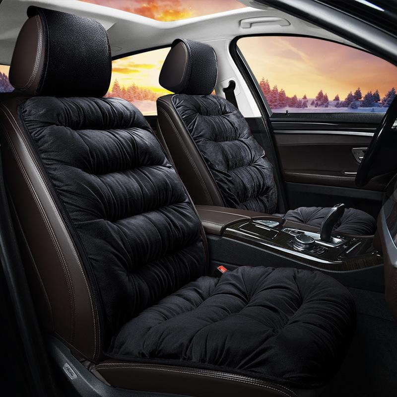 Winter Thickened Down Car Cushion Single Warm Plush One-piece Universal Seat Cushion