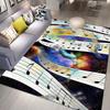 Music Note Carpet for Living Room Bedroom Hallway Balcony Entrance Doormat Floor Mat Large Soft Anti-slip Area Rug Home Decor