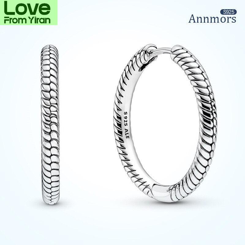 Двойные серьги-кольца с серебряным покрытием, оригинальные фирменные подвески, женские серьги-кольца, сделай сам, свадебная вечеринка, изысканный подарок, ювелирные изделия