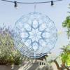 Metal Wind Spinner for Garden Courtyard Patio Outdoor Decor No Power Required Rotating Hook Festival Wind Chime Hanging Ornament