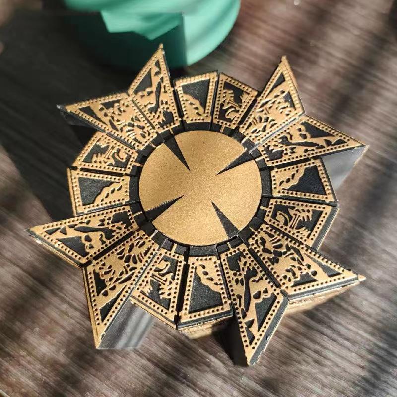 Hellraiser Lament Configuration Puzzle Box Halloween Cosplay Decoration Movies Props Fun Novelty Gifts For Adults
