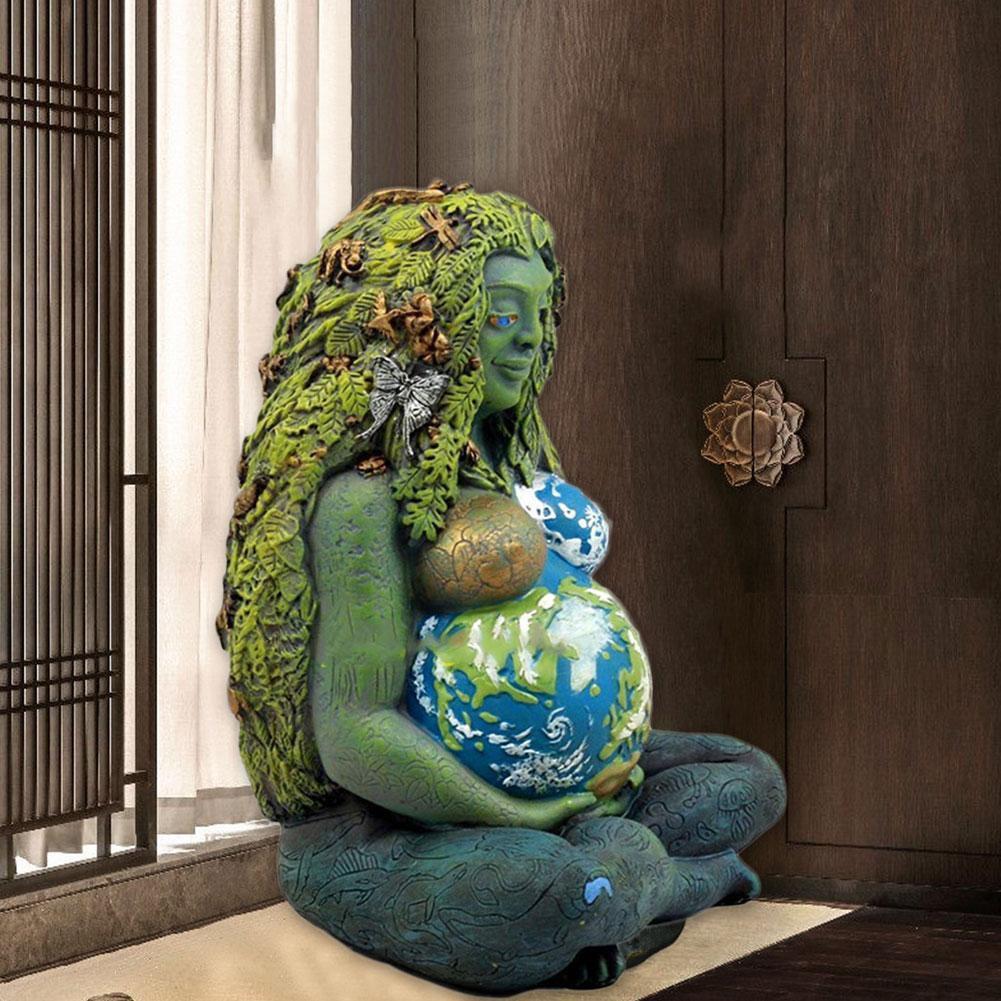 Статуя Матери-Земли Ghia, фигурка Матери-Земли, садовый орнамент, уличный декор