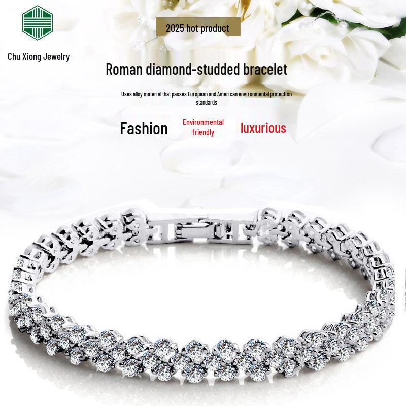 Браслет в форме сердца со стразами с серебряным покрытием: Женское модное украшение для рук с кристаллами