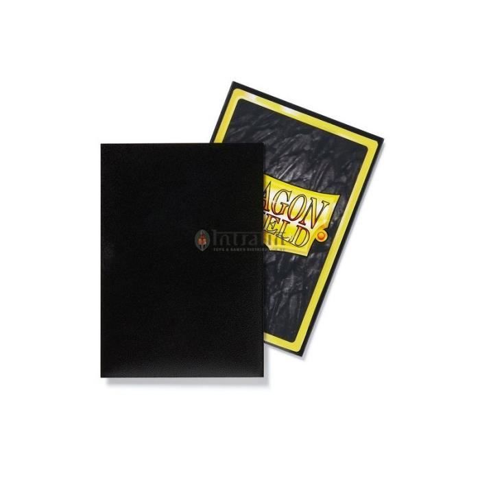 Pochettes - Dragon Shield - Black Matte - 60 Unités - Taille Japonaise - Yu-Gi-Oh!