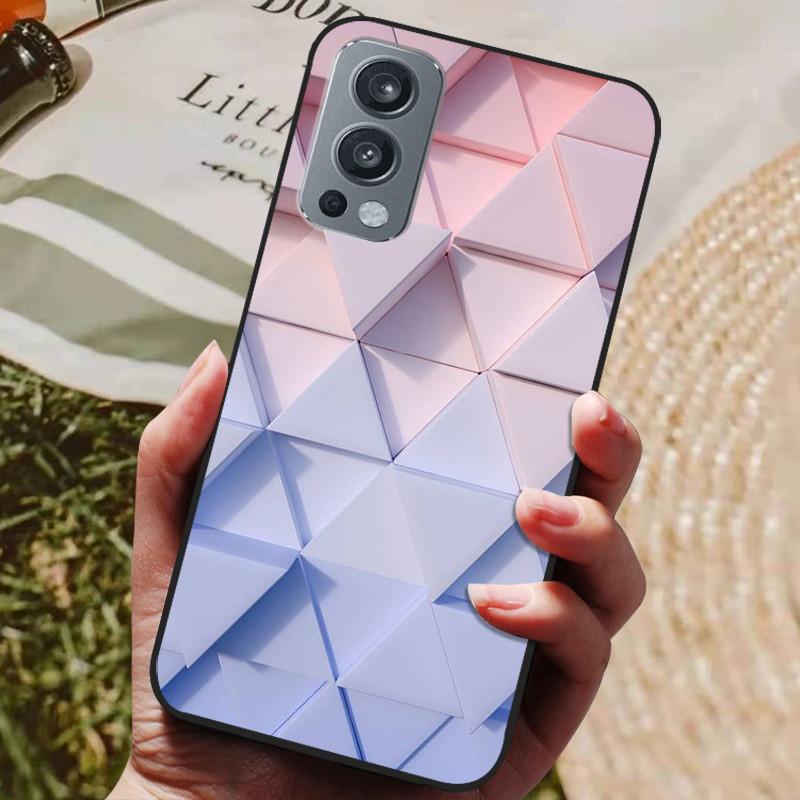 Для OnePlus Nord 2 5G Чехол Силиконовая Задняя Крышка Чехол для Телефона Для OnePlus Nord2 5G Чехлы для One Plus Nord 2 5G Мягкий Бампер Funda